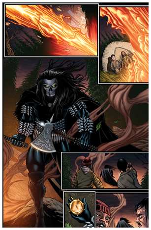The Burner Comic Book Interior Page